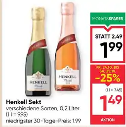 Maximarkt Henkell Sekt Angebot