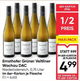 Maximarkt Ernsthofer Grüner Veltliner Wachau DAC Angebot