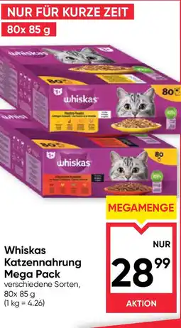 Maximarkt Whiskas Katzennahrung Mega Pack Angebot