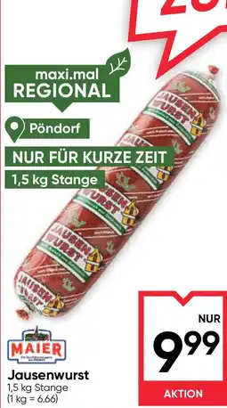 Maximarkt Jausenwurst Angebot
