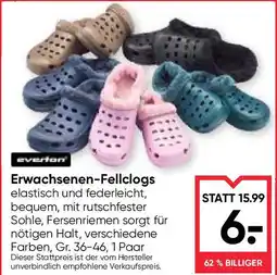 Maximarkt Erwachsenen-Fellclogs Angebot