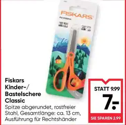 Maximarkt Fiskars Kinder-/ Bastelschere Classic Angebot