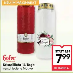 Maximarkt Kristalllicht 14 Tage Angebot