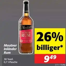 Nah&Frisch Mautner Inländer Rum Angebot