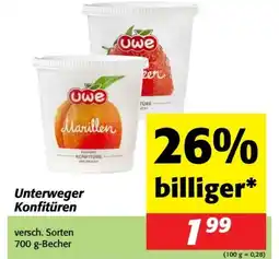 Nah&Frisch Unterweger Konfitüren Angebot