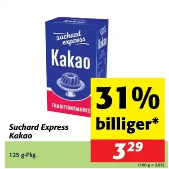 Nah&Frisch Suchard Express Kakao Angebot