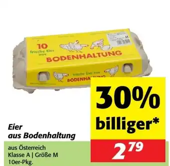 Eier aus Bodenhaltung