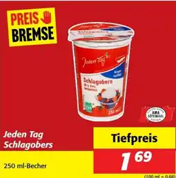 Nah&Frisch Jeden Tag Schlagobers Angebot
