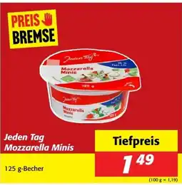 Nah&Frisch Jeden Tag Mozzarella Minis Angebot