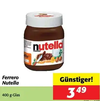 Nah&Frisch Ferrero Nutella Angebot