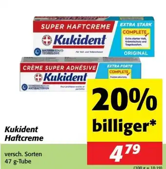 Nah&Frisch Kukident Haftcreme Angebot