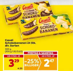 Billa Casali Schokobananen 24 Stk. Angebot