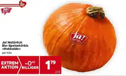 Billa Ja! Natürlich Bio-Speisekürbis >>Hokkaido<< Angebot