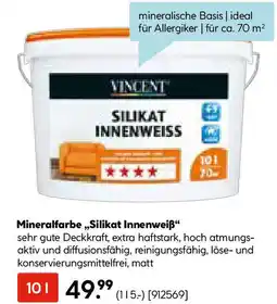 Hellweg Mineralfarbe silikat innenweiß Angebot