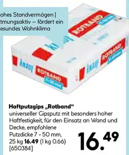 Hellweg haftputzgips rotband Angebot