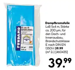 Hellweg Fundamo dampfbremsfolie Angebot