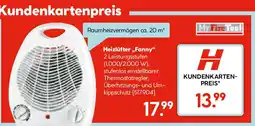 Hellweg MyFireTool Heizlüfter Fanny inkl Angebot