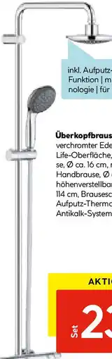 Hellweg Grohe Überkopfbrause-Set Vitalio Angebot