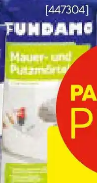 Hellweg Fundamo Mauer- und Putzmörtel Angebot