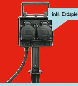 Hellweg lector Garten Außensteckdose 2-fach inkl Erdspieß Angebot