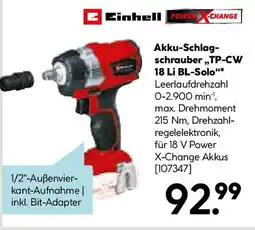 Hellweg Einhell akku-schlagschraubertp-cw 18 li bl-solo Angebot