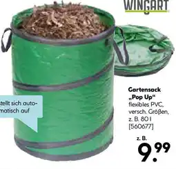 Hellweg Wingart Gartensack Pop Up Angebot
