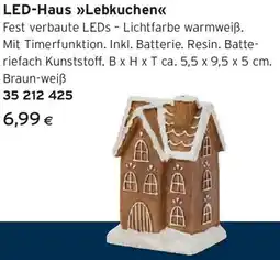 Tchibo Eduscho LED-Haus Lebkuchen Angebot