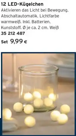 Tchibo Eduscho 12 LED-Kügelchen Angebot