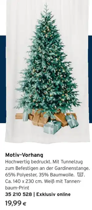 Tchibo Eduscho Motiv-Vorhang Angebot