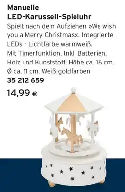Tchibo Eduscho Manuelle LED-Karussell-Spieluhr Angebot