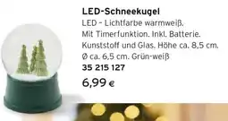 Tchibo Eduscho LED-Schneekugel Angebot