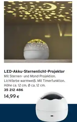 Tchibo Eduscho LED-Akku-Sternenlicht-Projektor Angebot