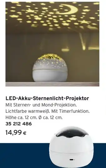 Tchibo Eduscho LED-Akku-Sternenlicht-Projektor Angebot