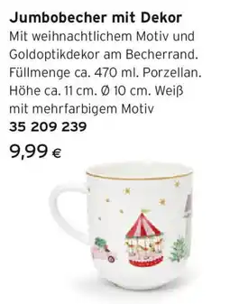 Tchibo Eduscho Jumbobecher mit Dekor Angebot