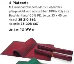 Tchibo Eduscho 4 Platzsets Angebot