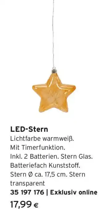 Tchibo Eduscho LED-Stern Angebot