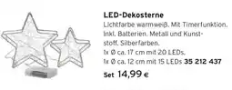 Tchibo Eduscho LED-Dekosterne Angebot