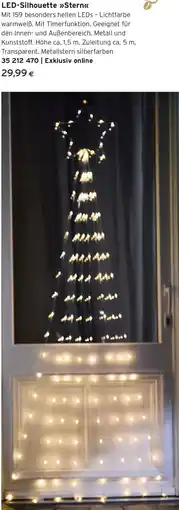 Tchibo Eduscho LED-Silhouette >>Stern<< Angebot