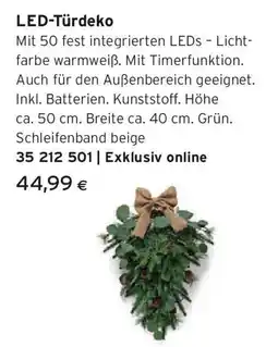Tchibo Eduscho LED-Türdeko Angebot