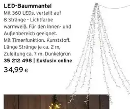 Tchibo Eduscho LED-Baummantel Angebot