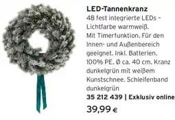 Tchibo Eduscho LED-Tannenkranz Angebot