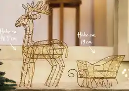 Tchibo Eduscho LED-Rentier mit Schlitten Angebot