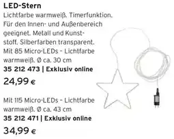 Tchibo Eduscho LED-Stern Angebot