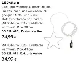 Tchibo Eduscho LED-Stern Angebot