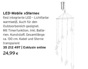 Tchibo Eduscho LED-Mobile Sterne Angebot