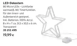 Tchibo Eduscho LED-Dekostern Angebot
