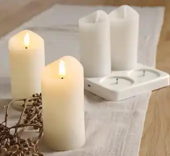 Tchibo Eduscho LED-Akku-Echtwachskerzen Angebot