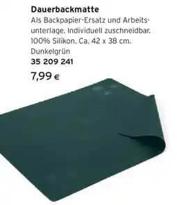 Tchibo Eduscho Dauerbackmatte Angebot