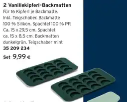 Tchibo Eduscho 2 Vanillekipferl-Backmatten Angebot