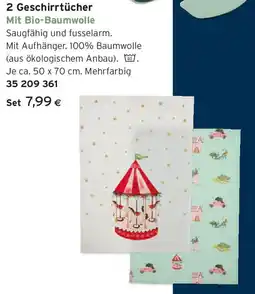 Tchibo Eduscho 2 Geschirrtücher Angebot